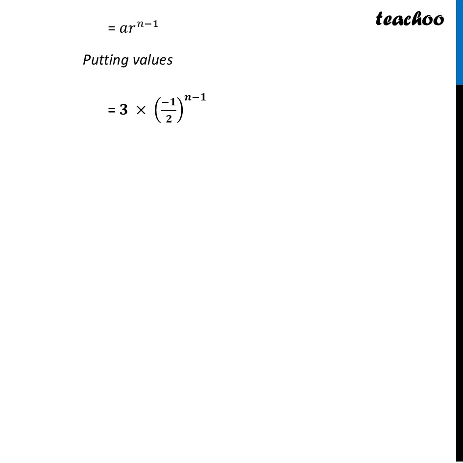 part 8 - Exercise Question 1 (Page 188) - Geometric Progressions - Chapter 8 - Predicting What Comes Next: Exploring Sequences & Progress - Class 9