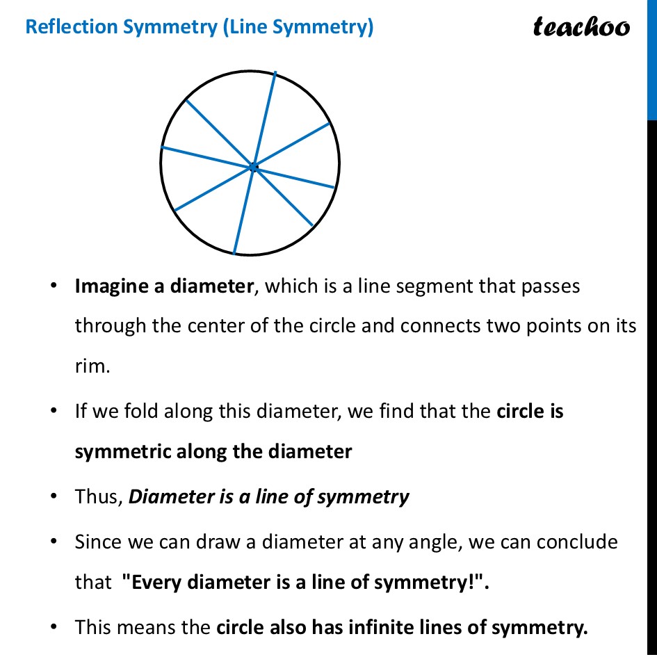 part 3 - Symmetries of Circle - Symmetries of Circle - Chapter 5 Class 9 - I’m Up and Down, and Round and Round (Ganita Manja - Class 9