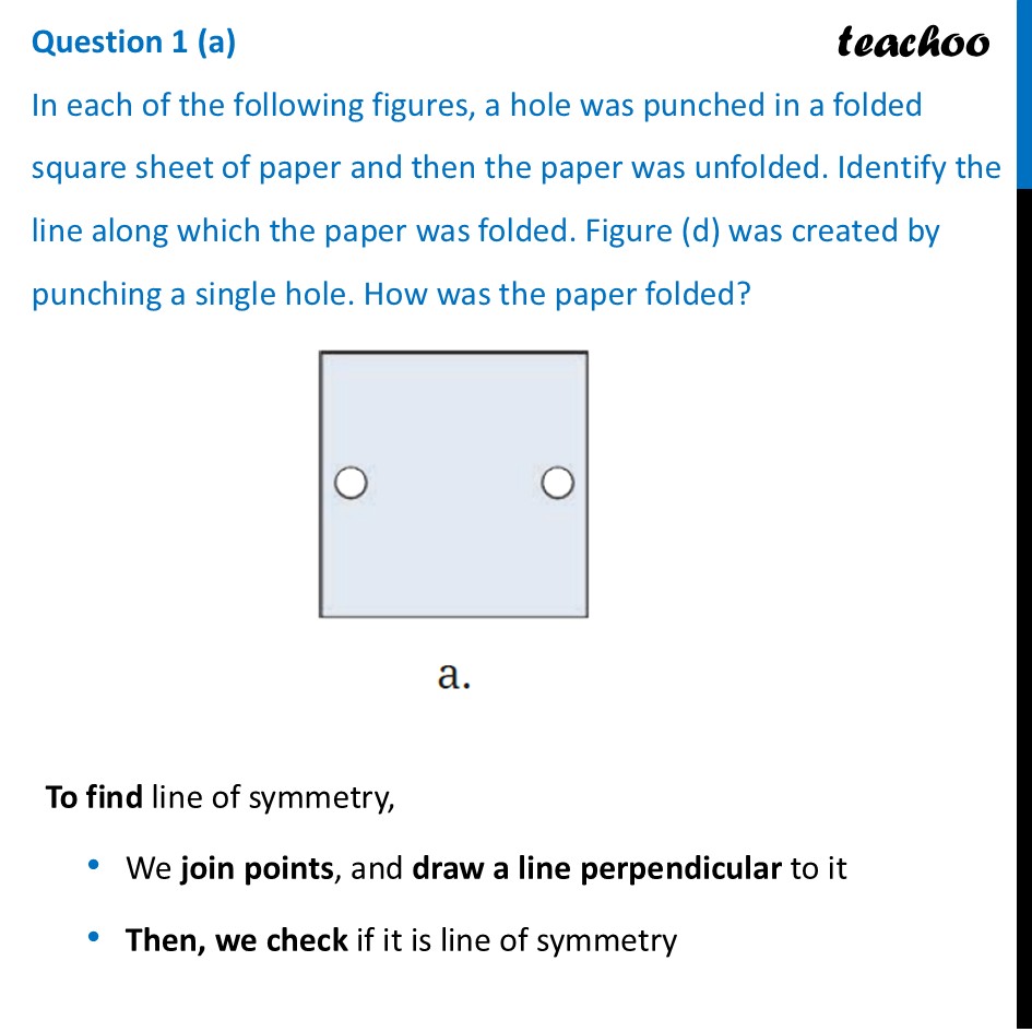 In each of the figures, a hole was punched in a folded square sheet - Figure it out - Page 224 - 229