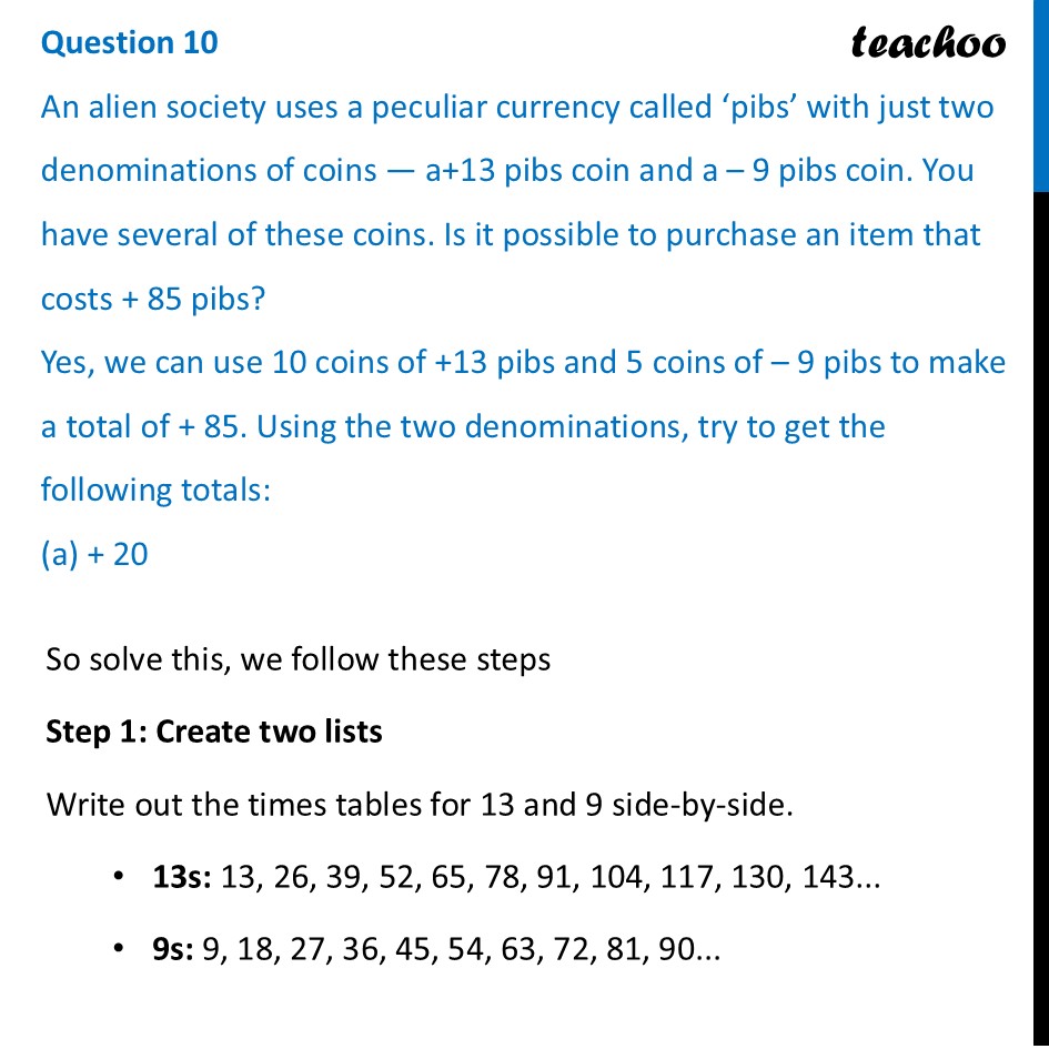 An alien society uses a peculiar currency called ‘pibs’ with just two - Figure it out - Page 42, 43, 44