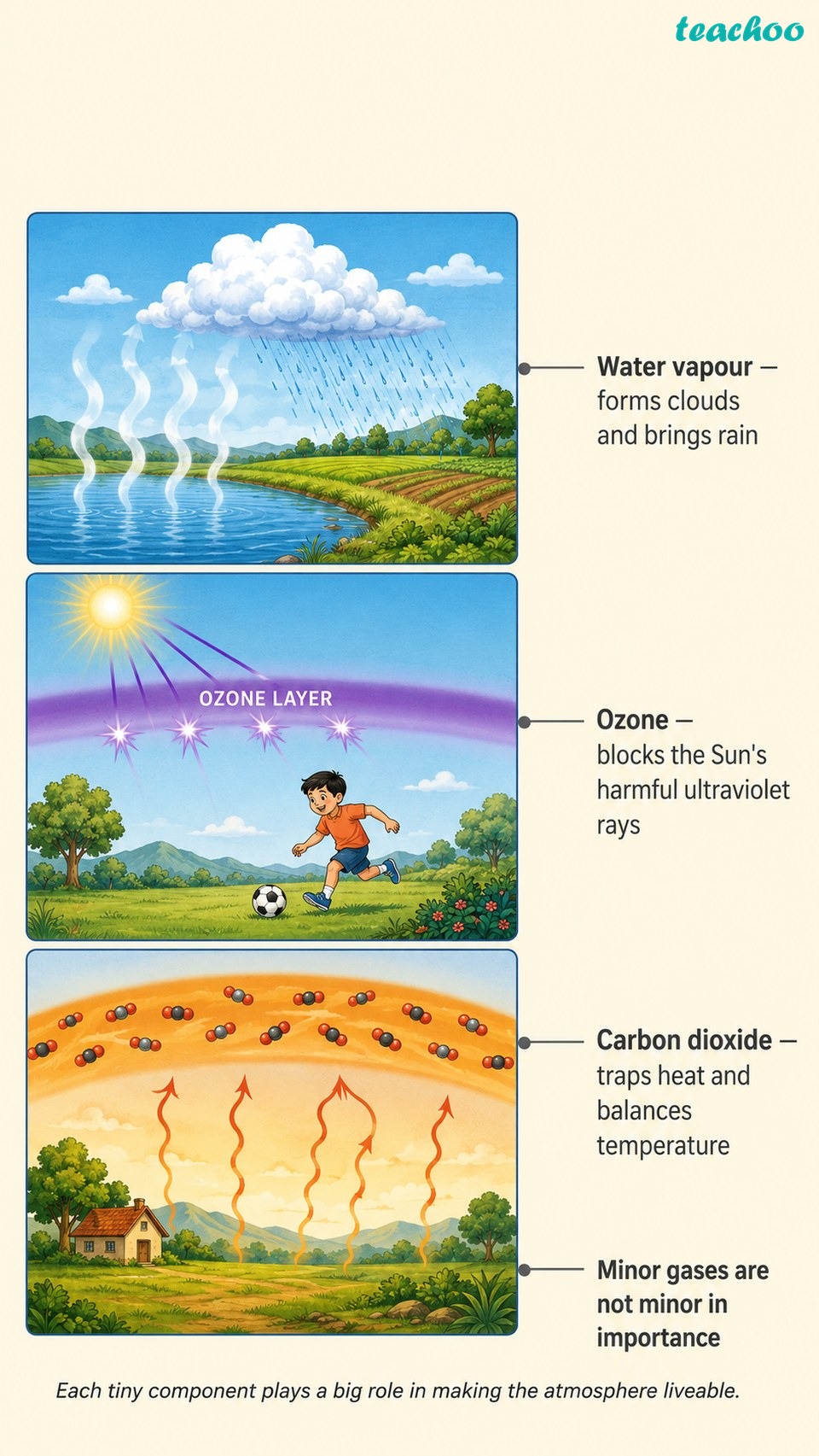 part 2 - 3.2 Composition of the Atmosphere - Concepts - Chapter 3 - Atmosphere and Climate - Understanding Society India and Beyond Class 9