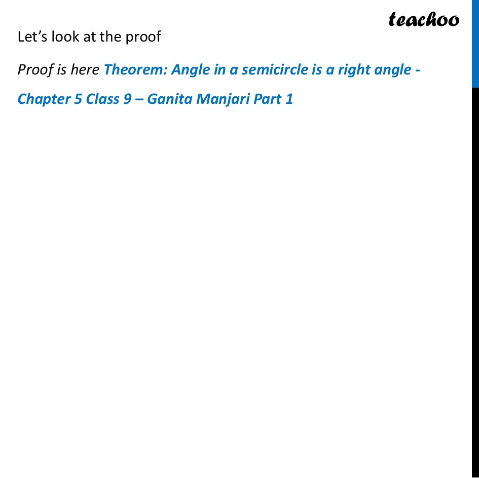 part 3 - Angle subtended by the Diameter - Angle subtended by an arc - Chapter 5 Class 9 - I’m Up and Down, and Round and Round (Ganita Manja - Class 9