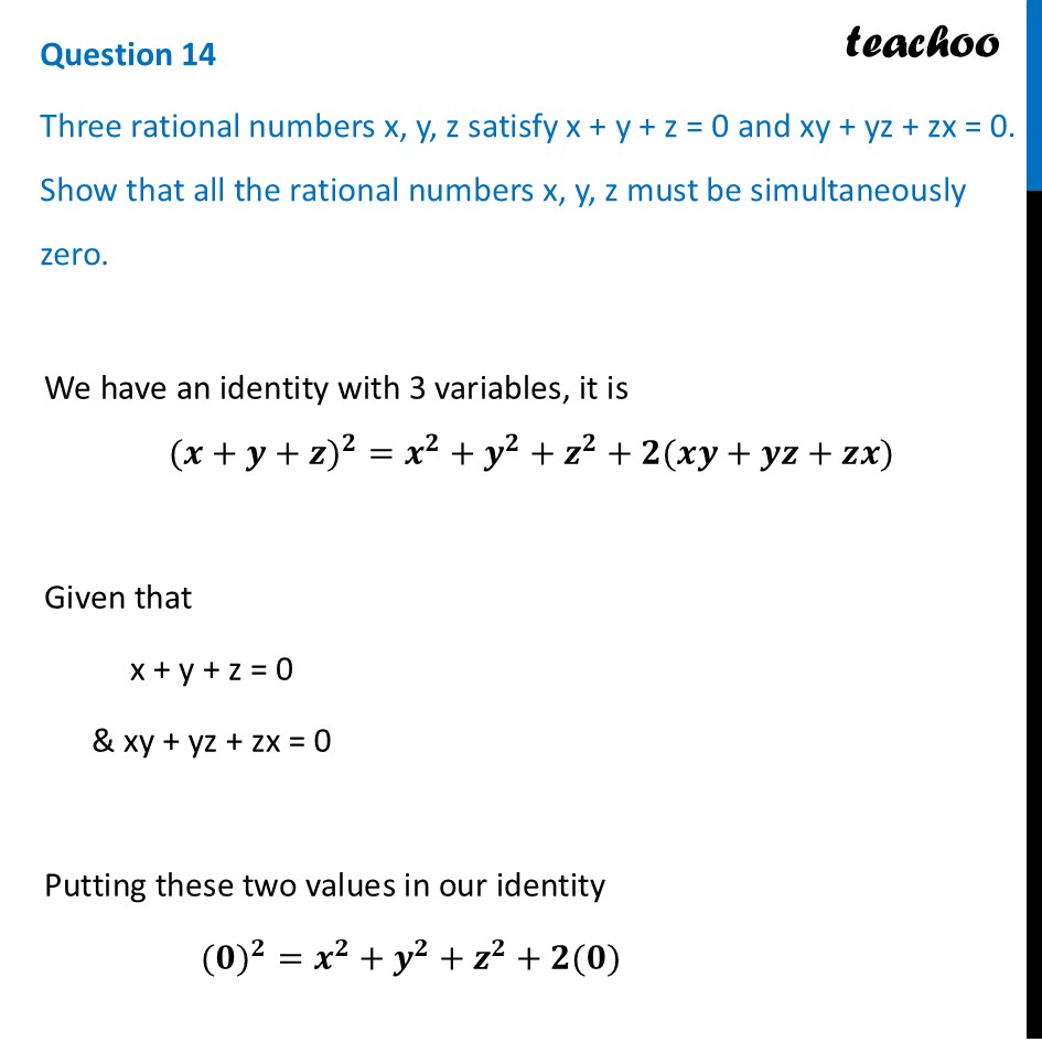 Three rational