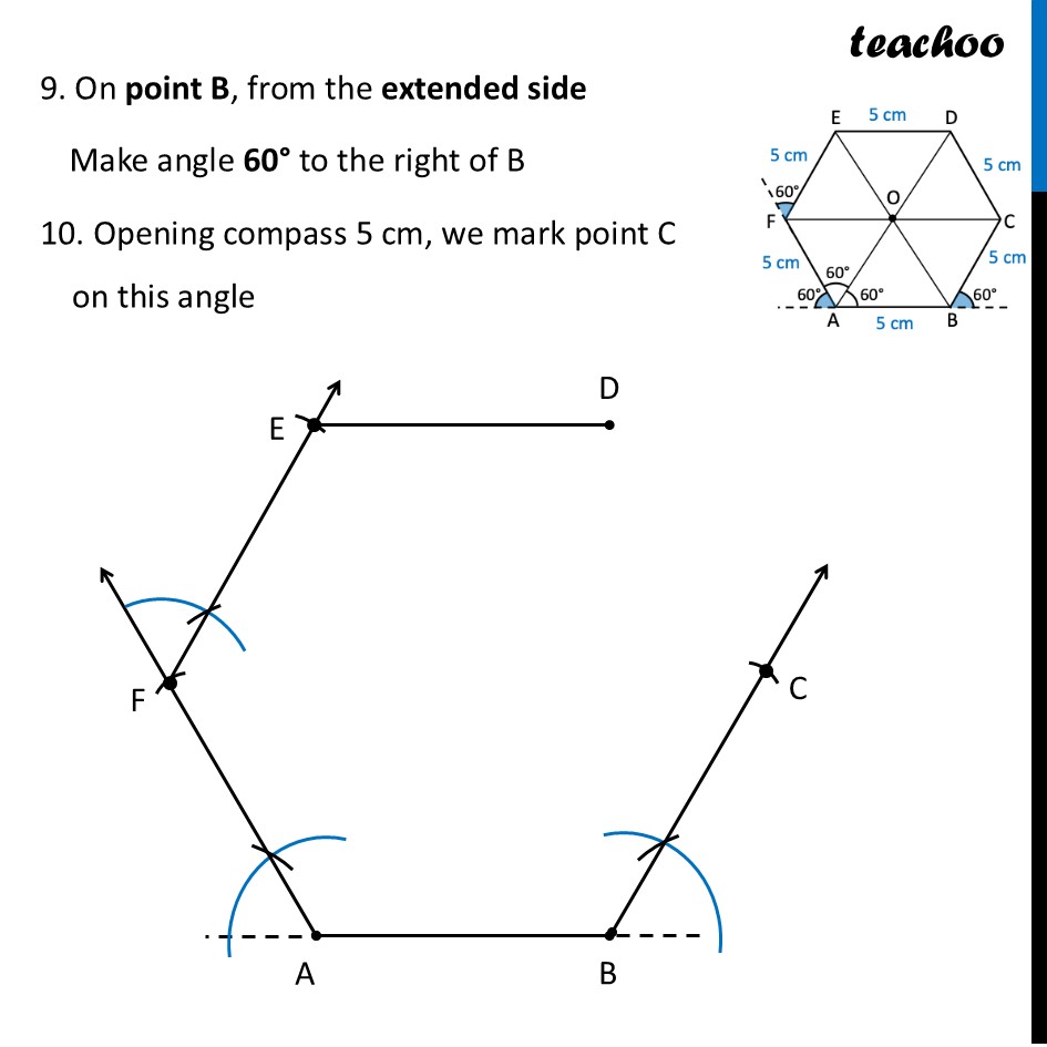 part 7 - Constructing Regular Hexagons - Constructing Regular Hexagon, Angle 60° and 6-pointed Star - Chapter 6 Class 7 - Constructions and Tilings (Ganita Prakash II) - Class 7 (Ganita Prakash 1, 2 & old NCERT)