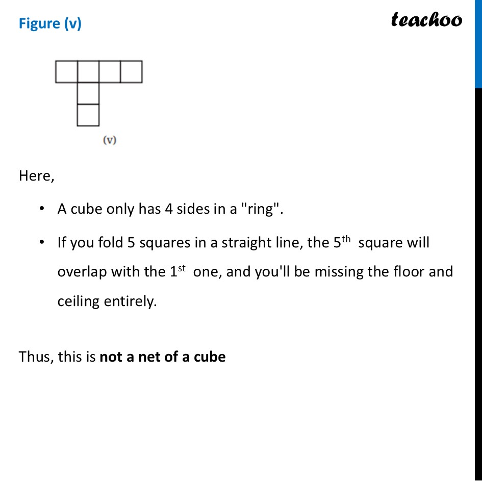 part 6 - Question 1 - Figure it out (Page 80, 81) - Net of a Cube - Chapter 4 Class 8 - Exploring Some Geometric Themes (Ganita Prakash II - Class 8 (Ganita Prakash - 1, 2 & Old NCERT)