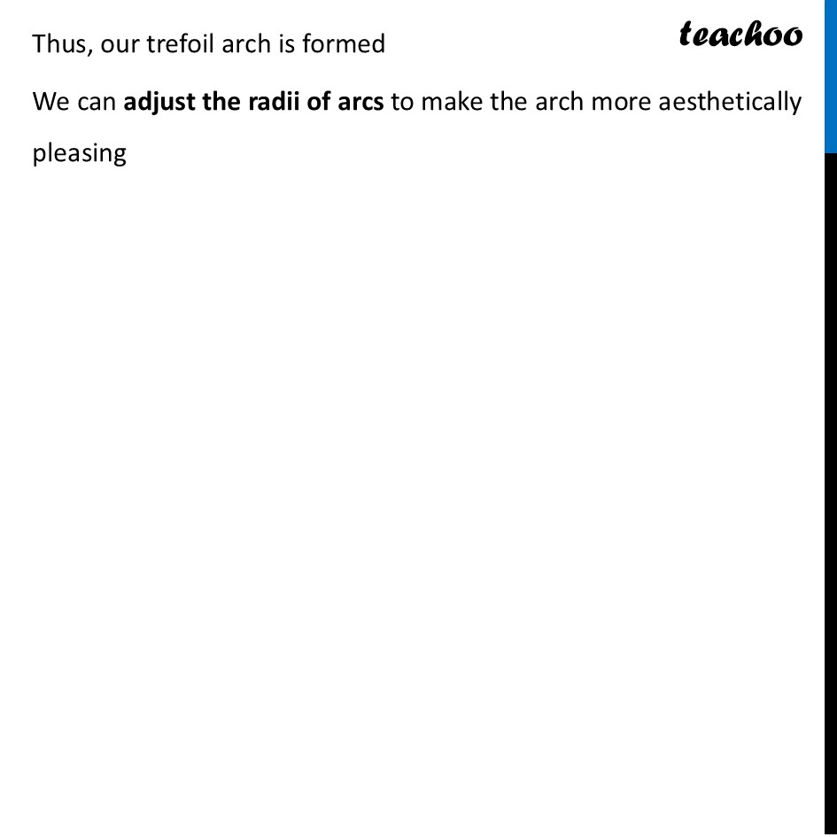 part 8 - Trefoil Arch - Constructing Arch Designs - Chapter 6 Class 7 - Constructions and Tilings (Ganita Prakash II) - Class 7 (Ganita Prakash 1, 2 & old NCERT)