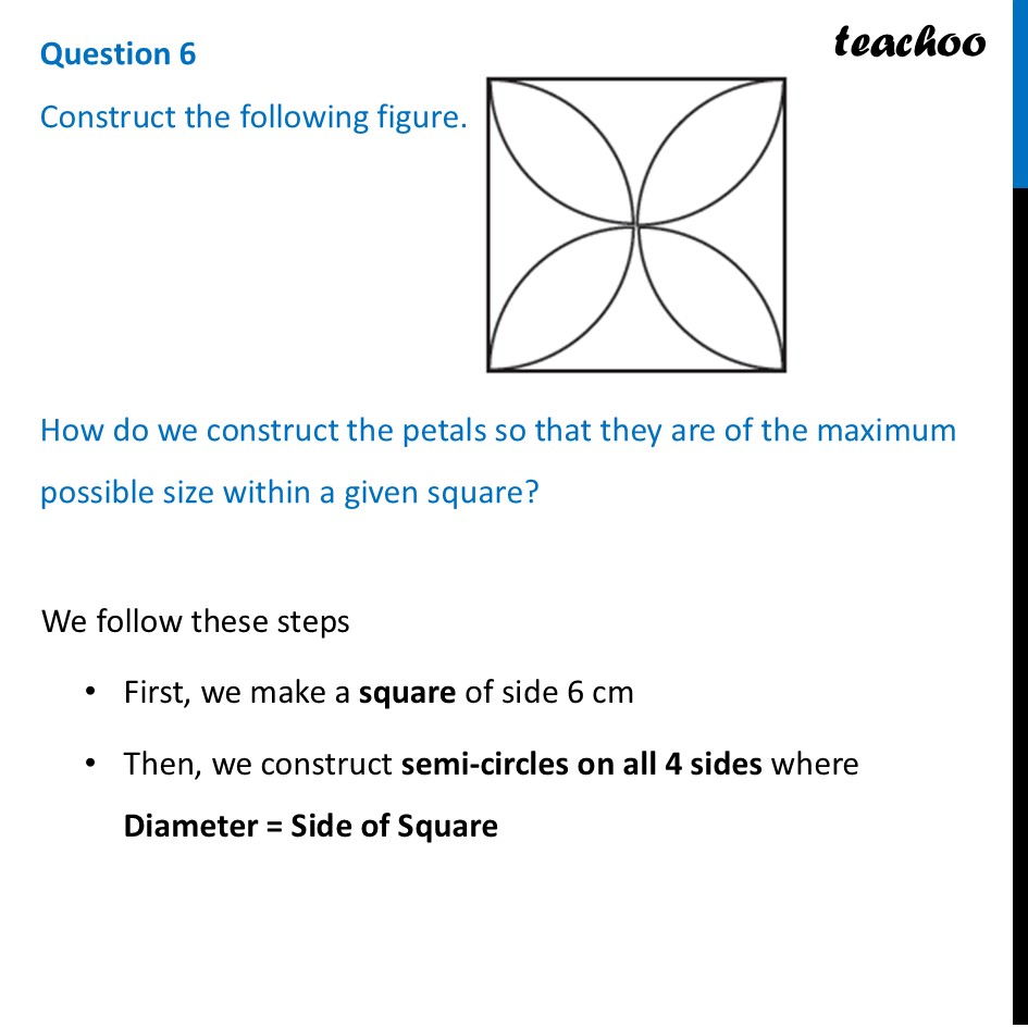 [Maths] How do we construct the petals so that they are of the maximum - Figure it out - Pag 144, 145