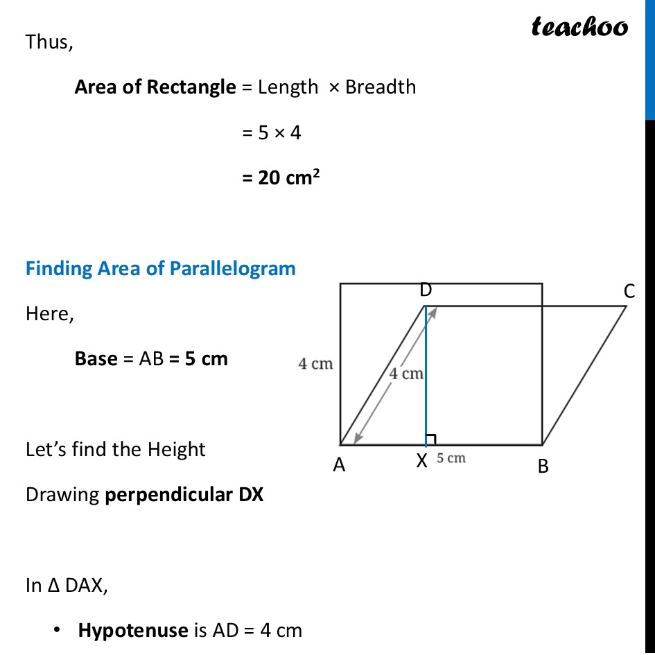 part 2 - Question 4 - Figure it out (Page 162-164) - Area of Parallelogram - Chapter 7 Class 8 - Area (Ganita Prakash II) - Class 8 (Ganita Prakash - 1, 2 & Old NCERT)