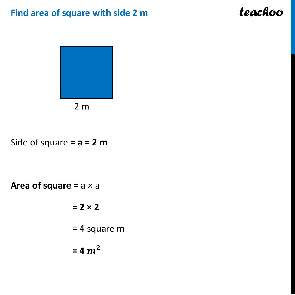 part 5 - Area of Square & Rectangle - Area of Square & Rectangle - Chapter 6 Class 9 - Measuring Space: Perimeter and Area (Ganita Manjar - Class 9