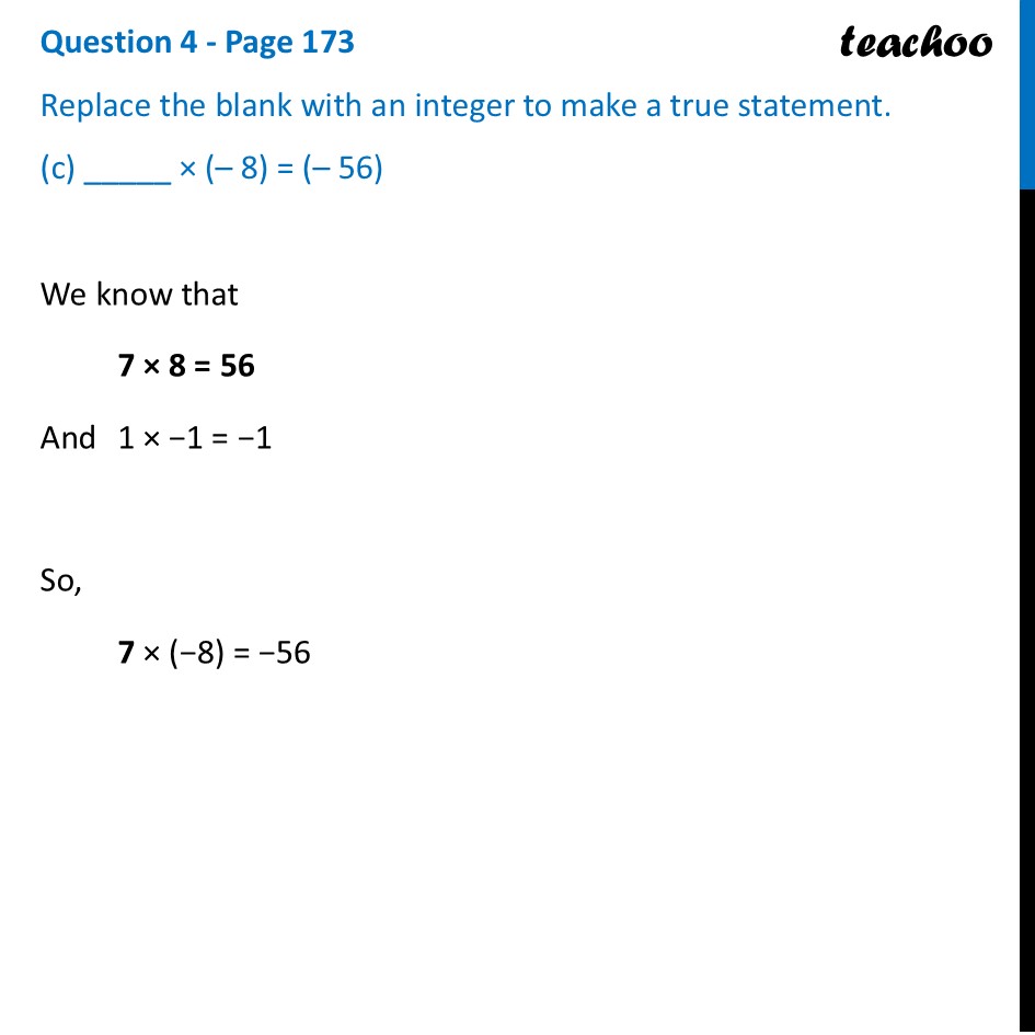 part 3 - Question 4 - Figure it out - Page 39 - Chapter 2 Class 7 - Operations with Integers (Ganita Prakash II) - Class 7 (Ganita Prakash 1, 2 & old NCERT)