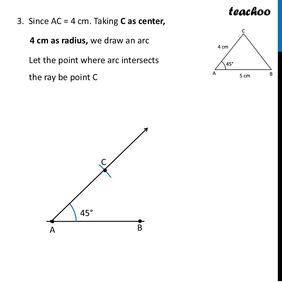 part 5 - Constructing Triangle when 2 Sides and the Included Angle are given - Constructing Triangle when 2 Sides and the Included Angle are given - Chapter 7 Class 7 - A tale of three Intersecting Lines (Ganit Prakash) - Class 7 (Ganita Prakash 1, 2 & old NCERT)