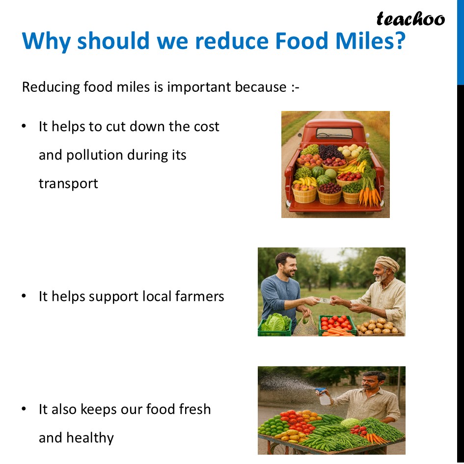 part 4 - Concept of food miles and food wastage - Concepts - Chapter 3 Class 6 - Mindful Eating: A path to healthy body (Curiosity) - Class 6