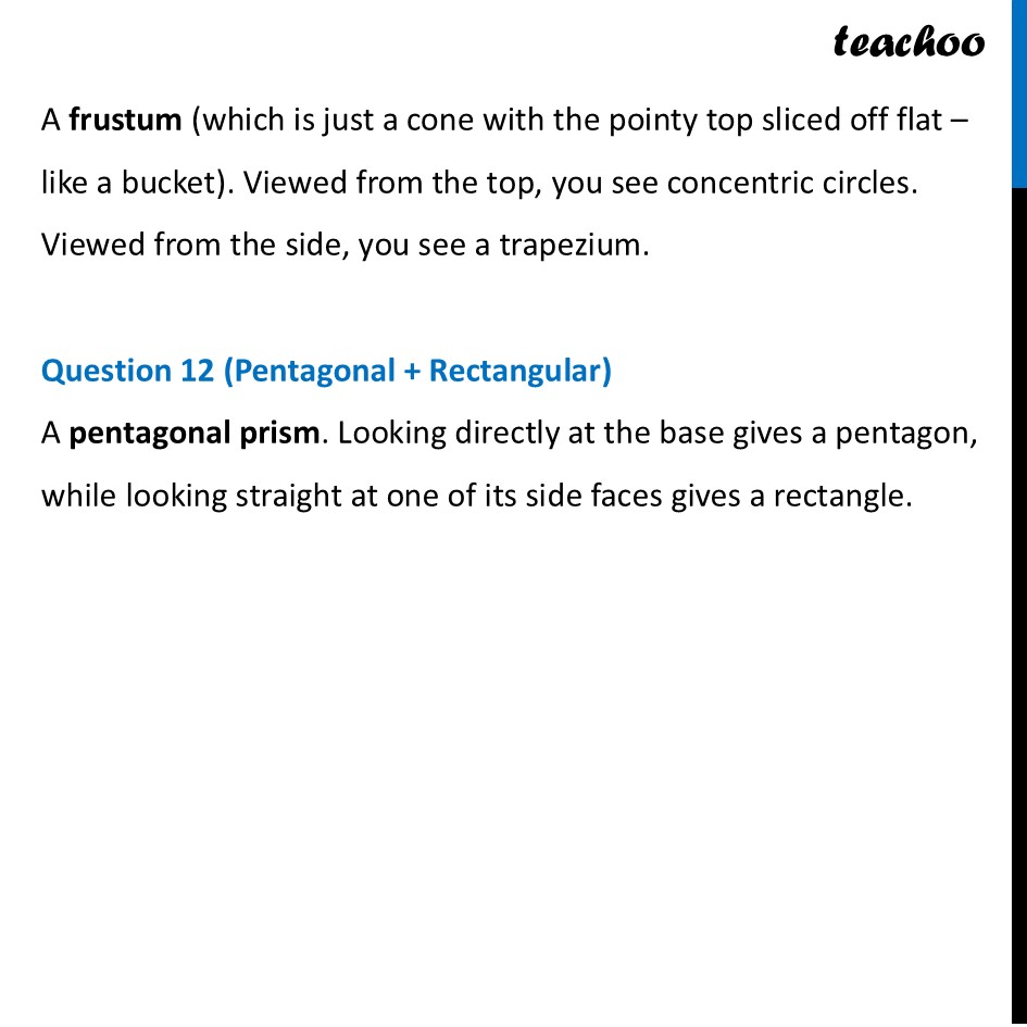 part 3 - Question 2 - Page 77 - Imagining Solids - Chapter 4 Class 8 - Exploring Some Geometric Themes (Ganita Prakash II - Class 8 (Ganita Prakash - 1, 2 & Old NCERT)