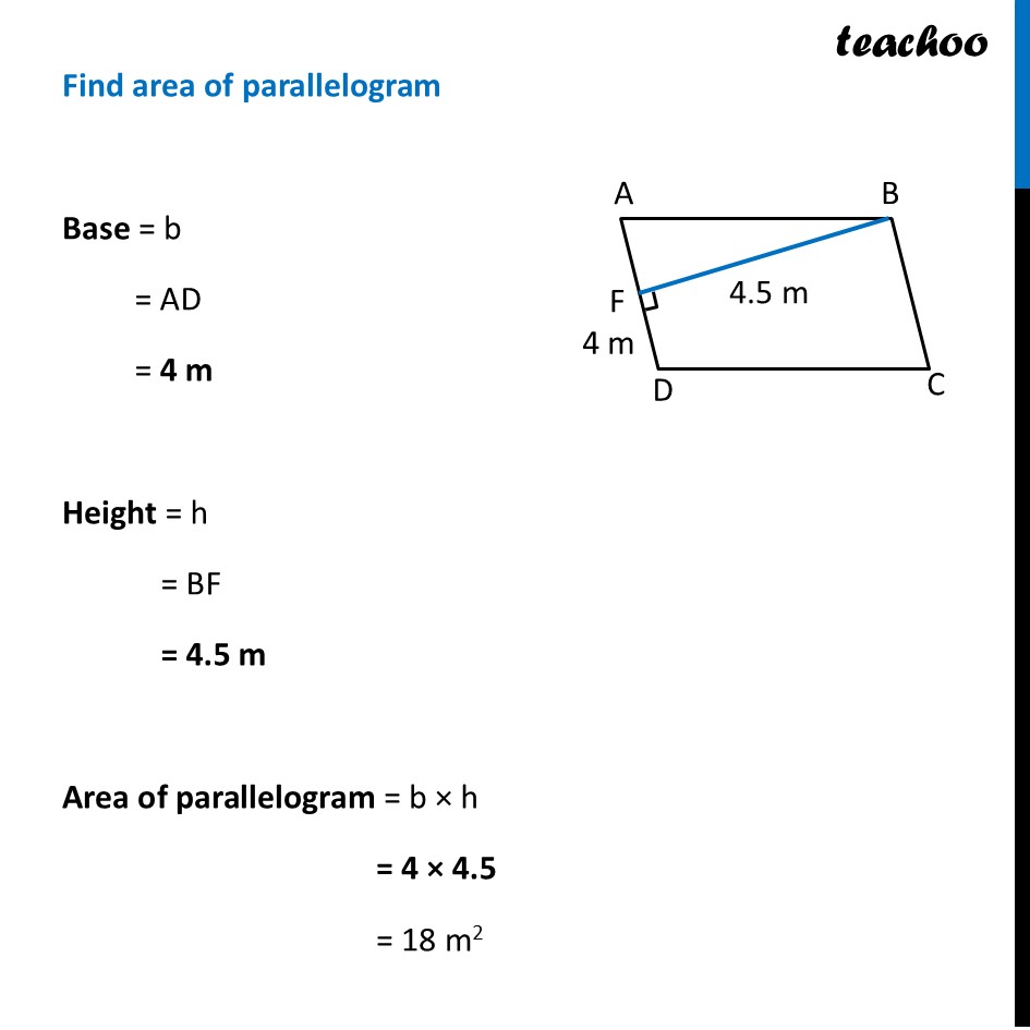 part 3 - Area of Parallelogram for Different Heights & Base - Area of Parallelogram - Chapter 7 Class 8 - Area (Ganita Prakash II) - Class 8 (Ganita Prakash - 1, 2 & Old NCERT)