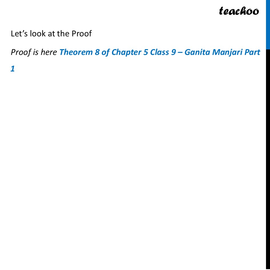 part 3 - Distance of unequal chords from center - Distance of unequal chords from center - Chapter 5 Class 9 - I’m Up and Down, and Round and Round (Ganita Manja - Class 9
