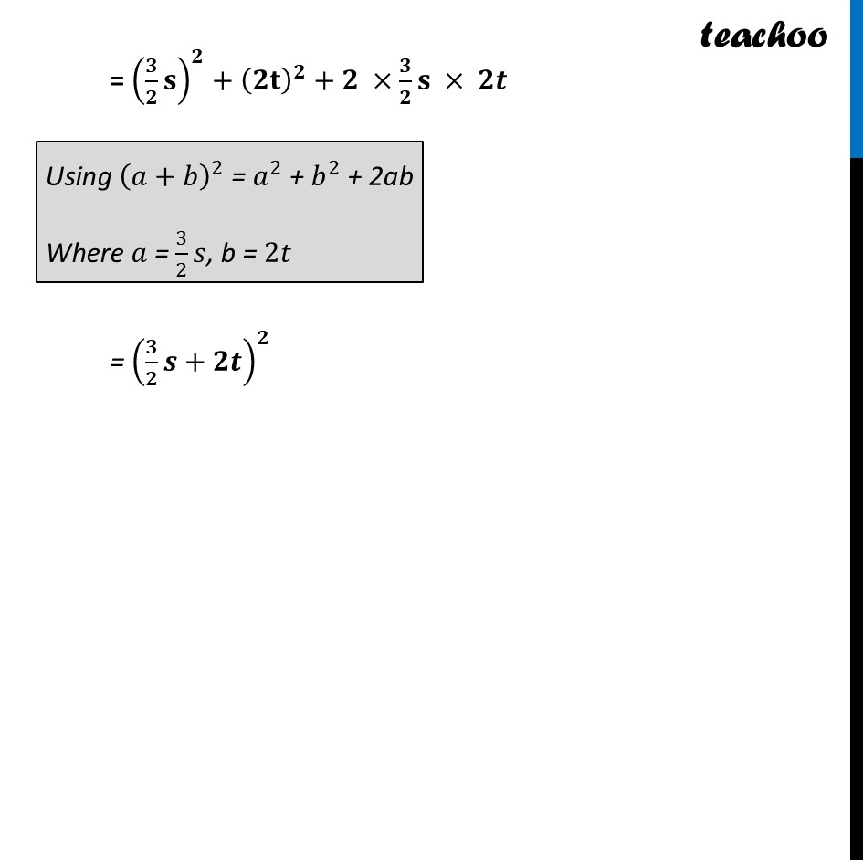 part 4 - Ex 4.3, 2 - Exercise Set 4.3 - Chapter 4 Class 9 - Exploring Algebraic Identities (Ganita Manjari I) - Class 9