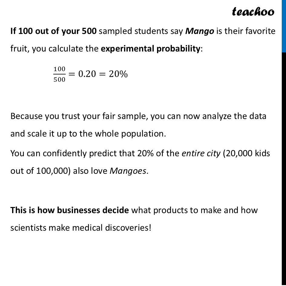 part 2 - Analysing Statistical Data Using Probability - Analysing Statistical Data Using Probability - Chapter 7 - The Mathematics of Maybe: Introduction to Probability - Class 9