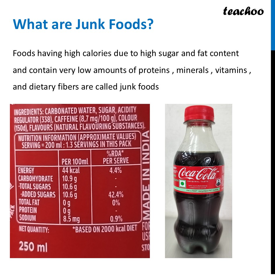part 5 - Nutritional Information - Concepts - Chapter 3 Class 6 - Mindful Eating: A path to healthy body (Curiosity) - Class 6