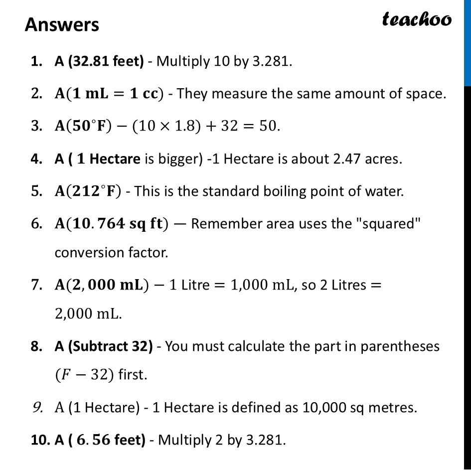 part 6 - Worksheet on Unit Conversion - Unit Conversion - Chapter 7 Class 8 - Proportional Reasoning-1(Ganita Prakash) - Class 8 (Ganita Prakash - 1, 2 & Old NCERT)