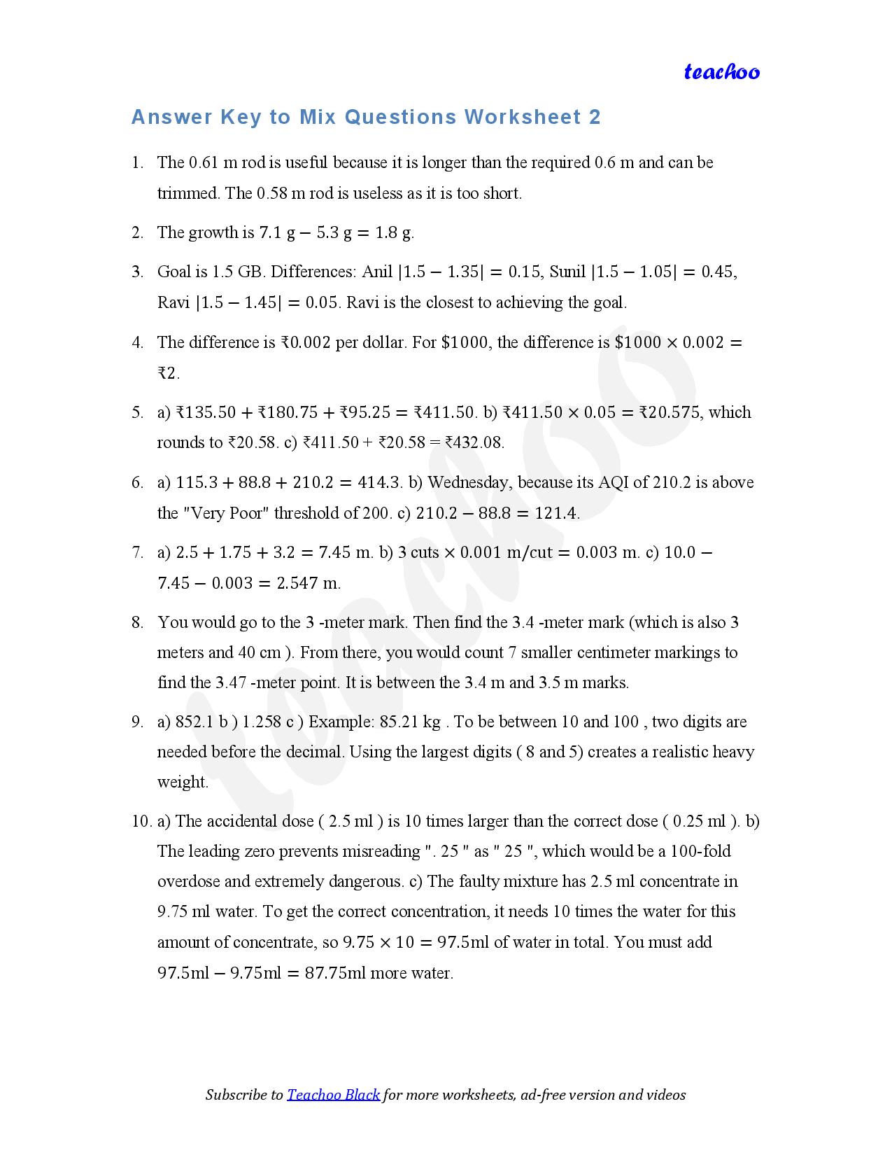 part 5 - Mix Questions - Worksheet 2 - Teachoo Questions - Mix - Chapter 3 Class 7 - A peek beyond the Point (Ganita Prakash) - Class 7 (Ganita Prakash 1, 2 & old NCERT)