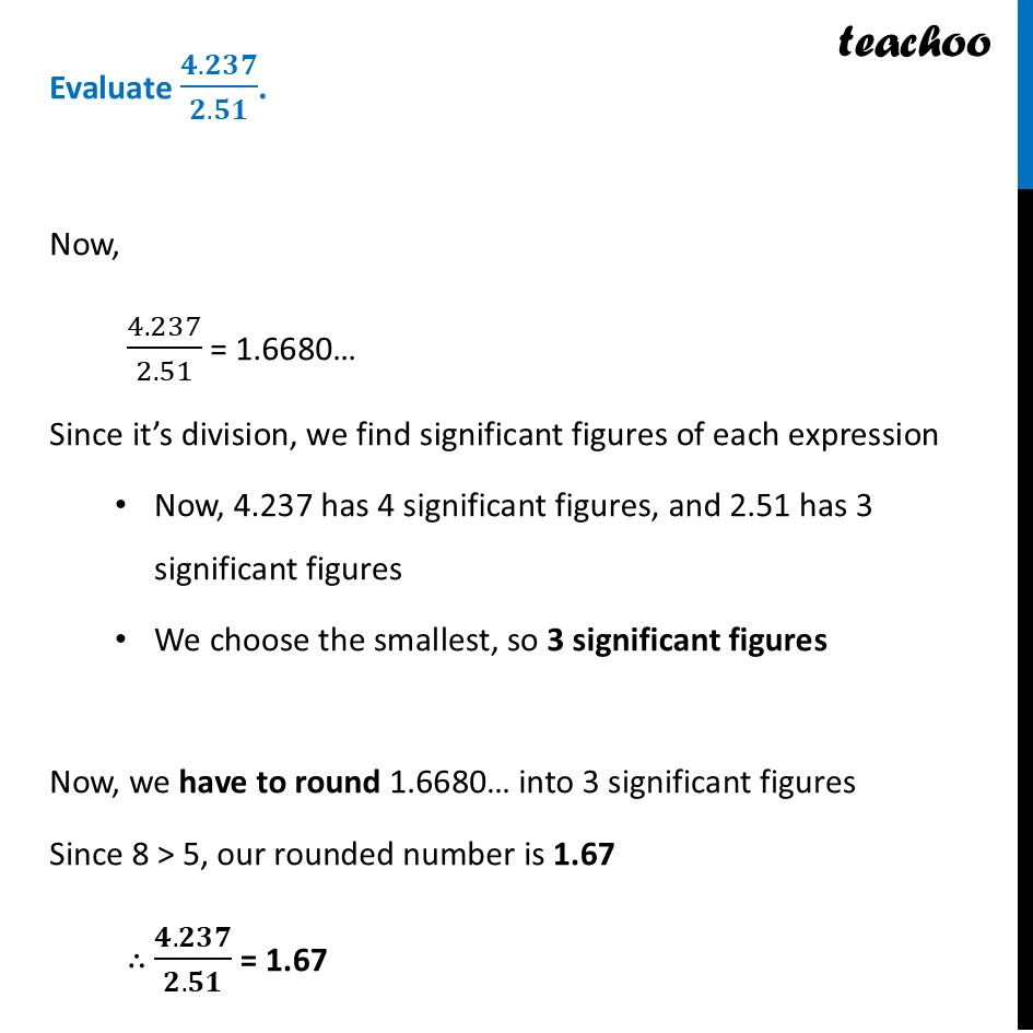 part 3 - Arithmetic of Significant Figures - Concepts - Chapter 1 - Units and Measurement - Physics Class 11