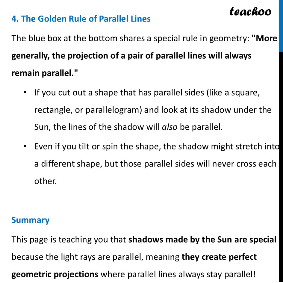 part 6 - Shadows as Projections - Shadows as Projections - Chapter 4 Class 8 - Exploring Some Geometric Themes (Ganita Prakash II - Class 8 (Ganita Prakash - 1, 2 & Old NCERT)