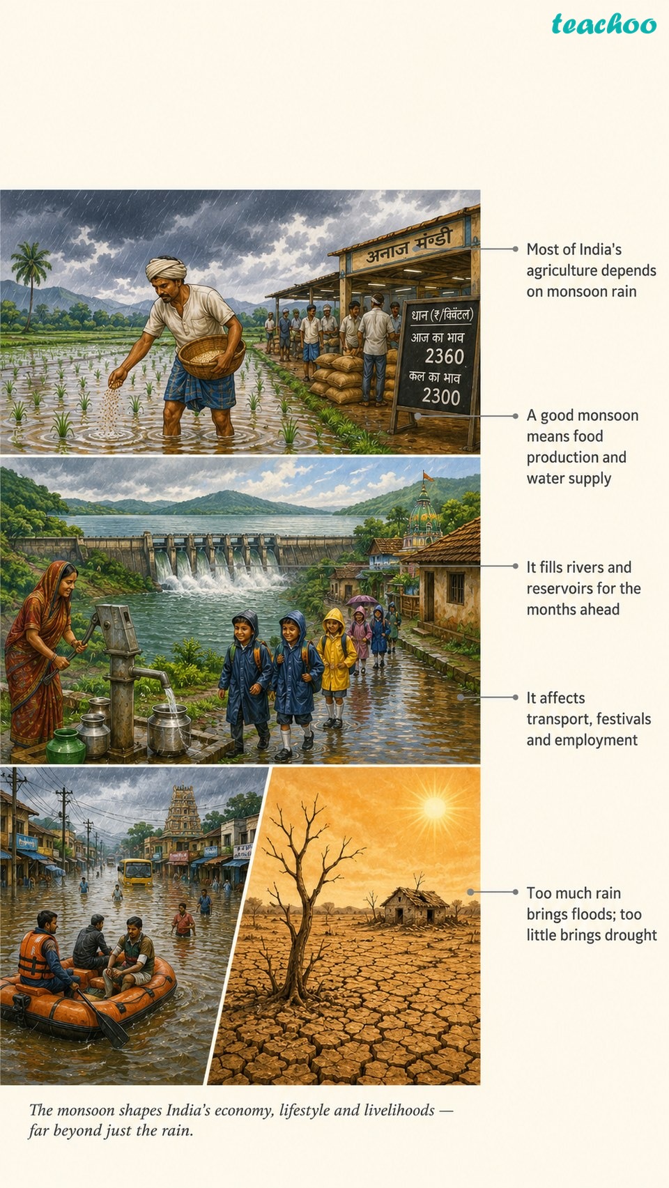 part 5 - 3.6 Monsoon - Concepts - Chapter 3 - Atmosphere and Climate - Understanding Society India and Beyond Class 9