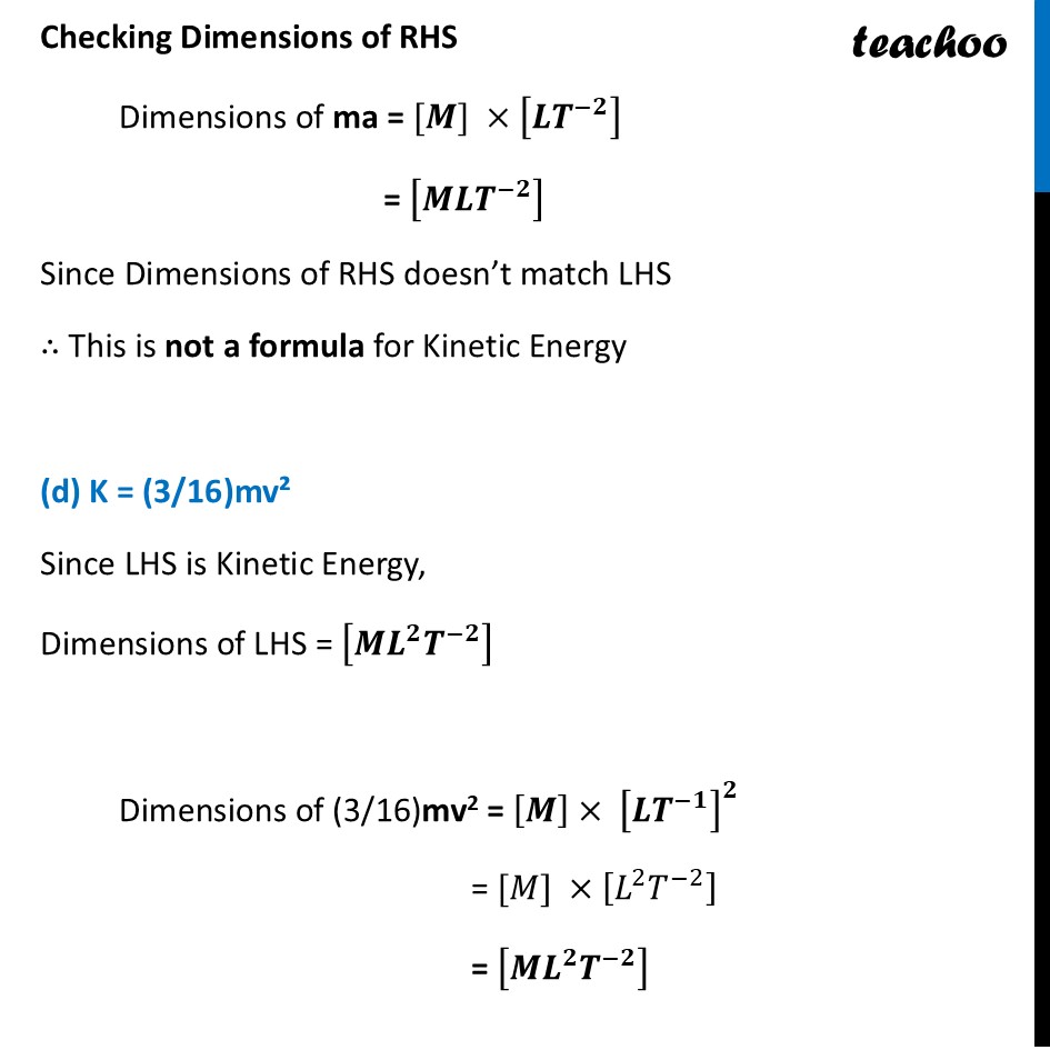 part 6 - Example 1.4 - Examples - Chapter 1 - Units and Measurement - Physics Class 11