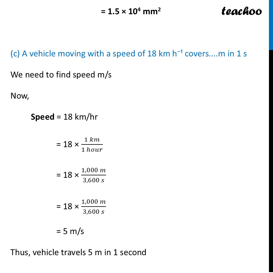 part 5 - Exercise 1.1 - Exercise Questions - Chapter 1 - Units and Measurement - Physics Class 11