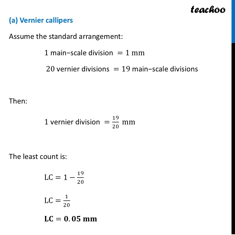 part 2 - Exercise 1.6 - Exercise Questions - Chapter 1 - Units and Measurement - Physics Class 11
