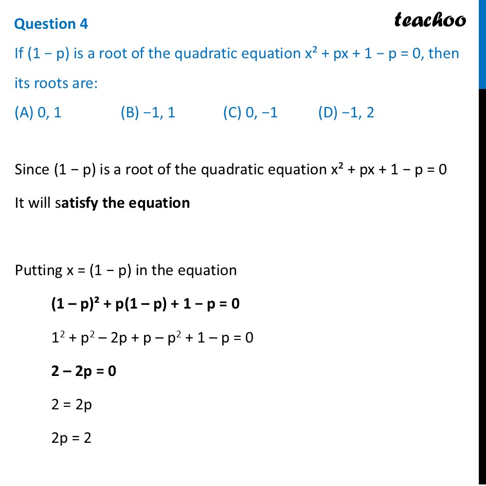 Question 4 &mdash; slide 12