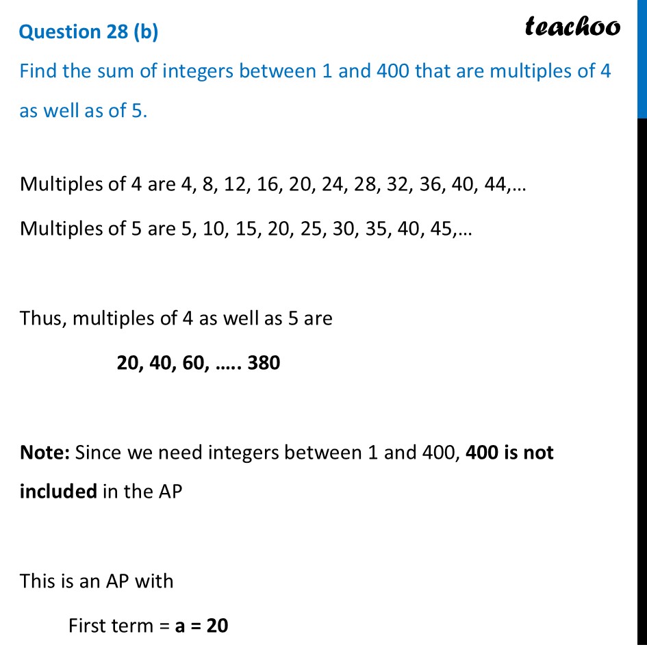 Question 28 (b) &mdash; slide 82
