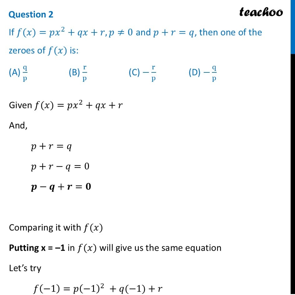 Question 2 &mdash; slide 5