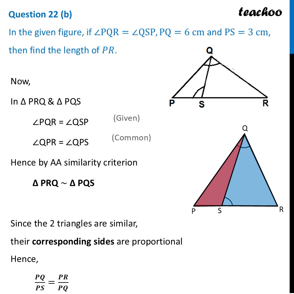 Question 22 (b) &mdash; slide 66