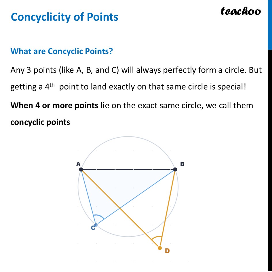 Concyclic Points - Making 4 points concyclic [with Video] - Teachoo - Concyclicity of Points and Cyclic Quadrilateral