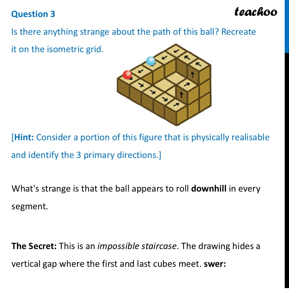 Is there anything strange about the path of this ball? Recreate it on - Figure it out - Page 100, 101