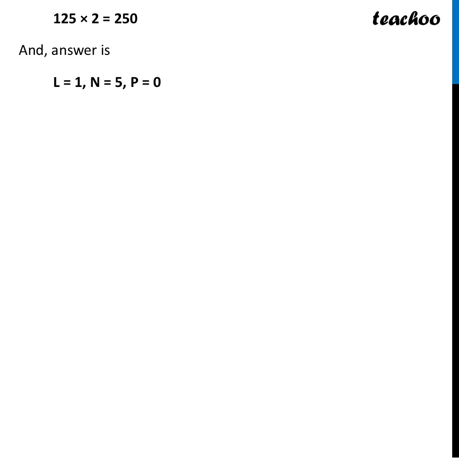 part 8 - Question (i) to (vi) - Page 132 (Solve the following) - Digits in Disguise - Chapter 5 Class 8 - Number Play (Ganita Prakash) - Class 8 (Ganita Prakash - 1, 2 & Old NCERT)