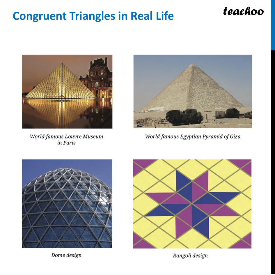 Congruent Triangles in Real Life - 12+ Examples - Teachoo Maths - Congruent Triangles in Real Life