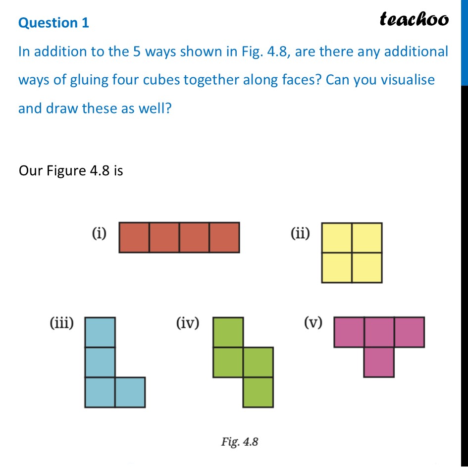 In addition to the 5 ways shown in Fig. 4.8, are there any additional - Figure it out - Page 100, 101