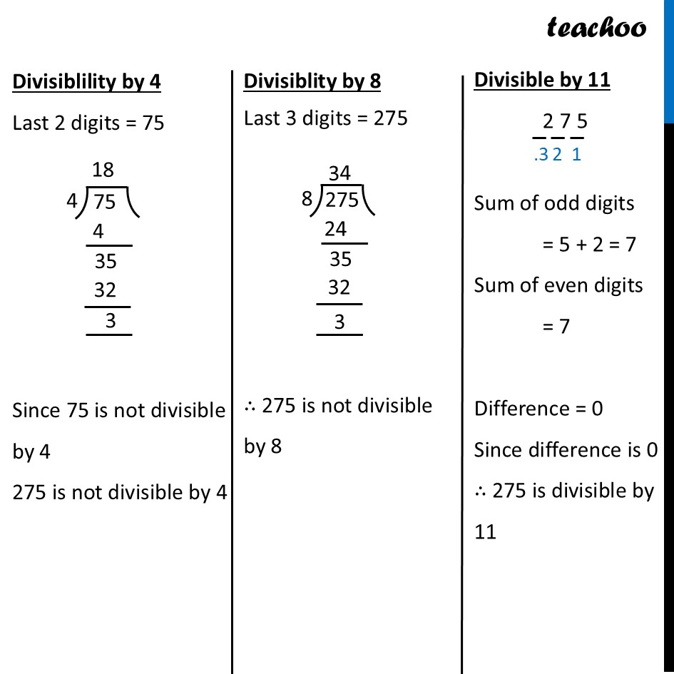part 9 - Question 1 - Page 129 - Shortcut for Divisibility by 11 - Chapter 5 Class 8 - Number Play (Ganita Prakash) - Class 8 (Ganita Prakash - 1, 2 & Old NCERT)