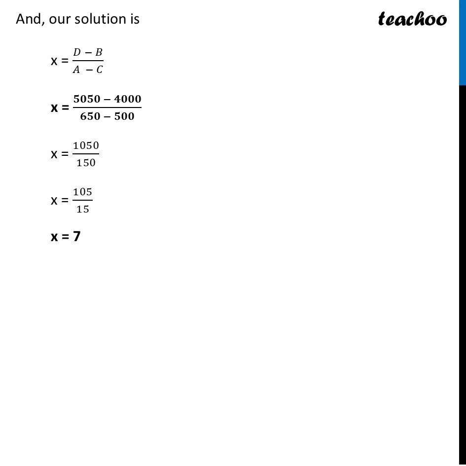 part 3 - The "Magic Formula" for Linear Equations - The "Magic Formula" for Linear Equations - Chapter 7 Class 7 - Finding the Unknown (Ganita Prakash II) - Class 7 (Ganita Prakash 1, 2 & old NCERT)