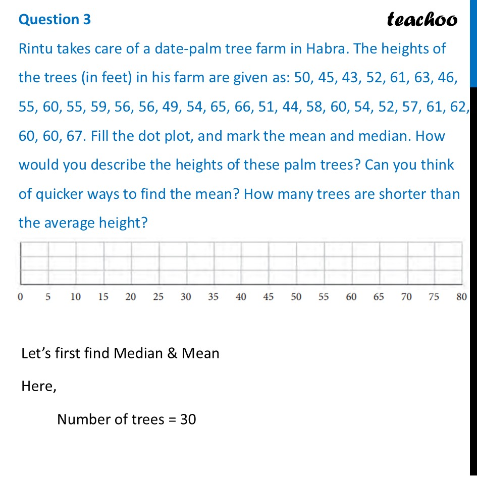 Rintu takes care of a date-palm tree farm in Habra. The heights of - Figure it out - Page 112, 113