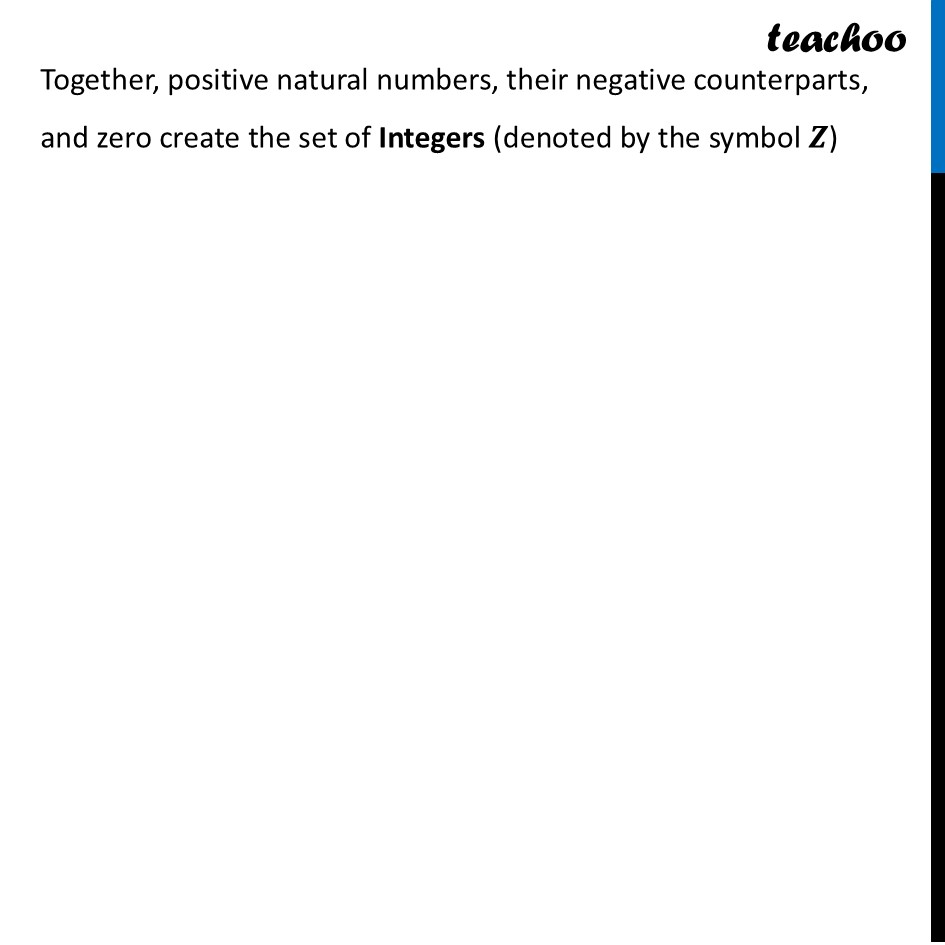 part 3 - Integers - Integers - Chapter 3 Class 9 - The World of Numbers (Ganita Manjari I) - Class 9