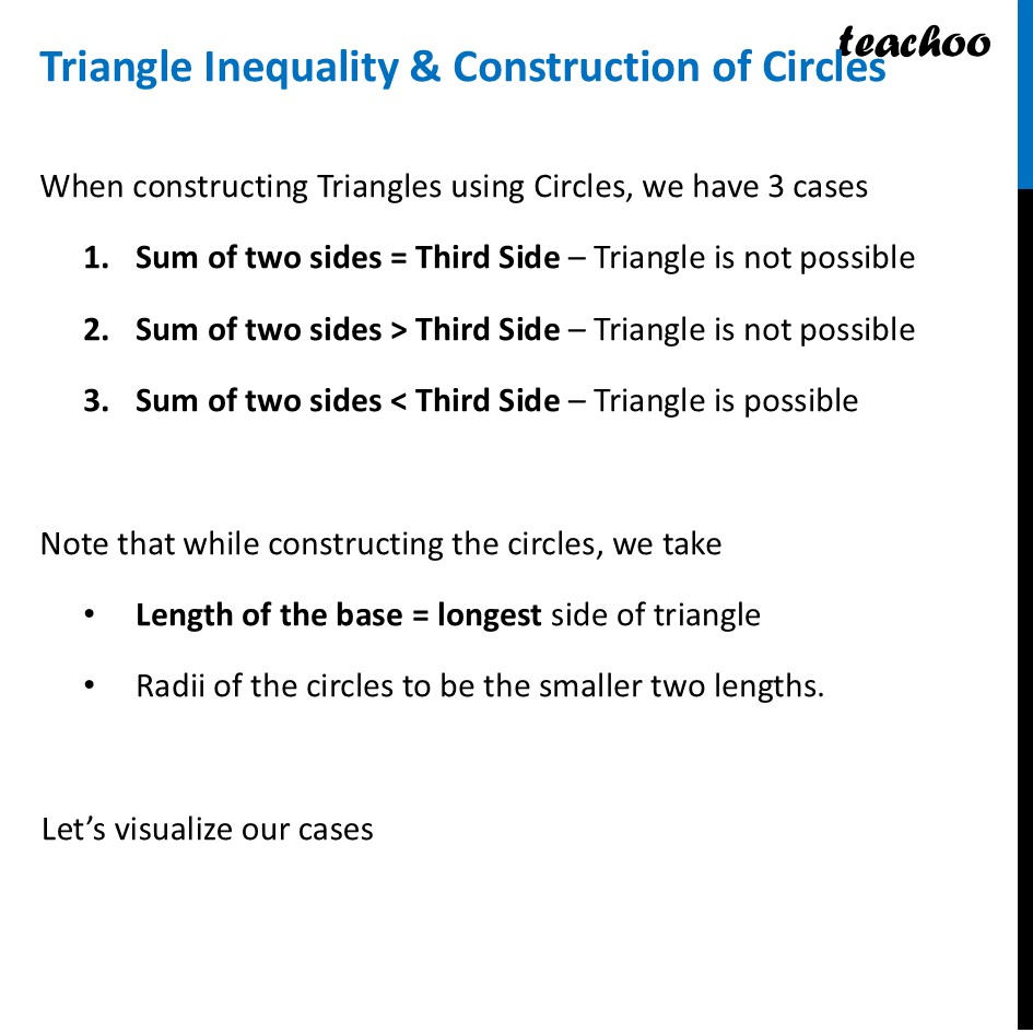 Triangle Inequality & Construction of Circles [Ganita Prakash Class 7] - Triangle Inequality & Construction of Circles