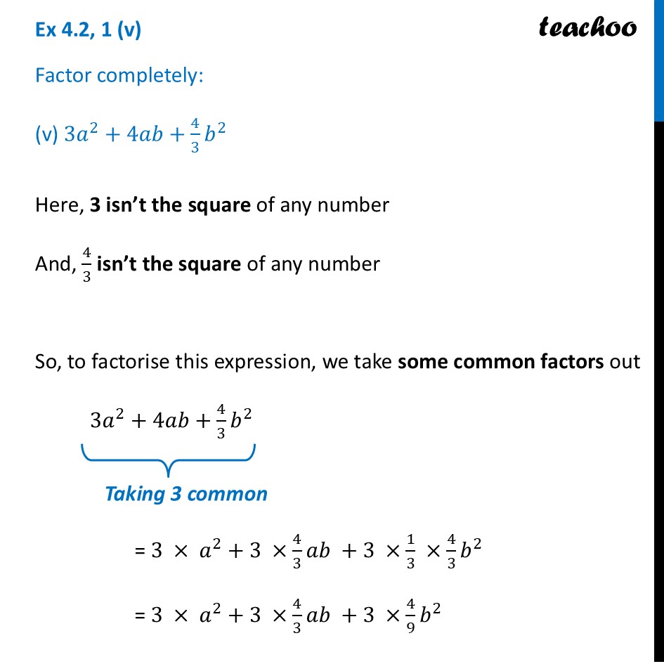 part 5 - Ex 4.2, 1 - Exercise Set 4.2 - Chapter 4 Class 9 - Exploring Algebraic Identities (Ganita Manjari I) - Class 9