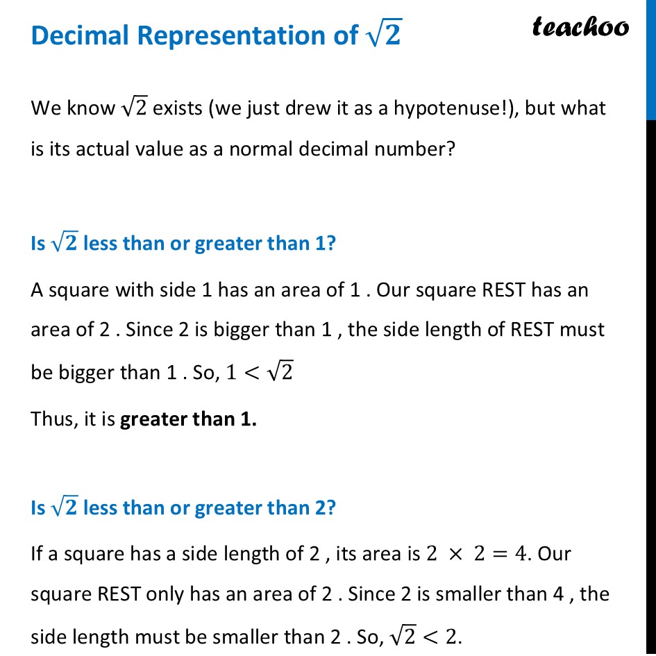 Decimal Representation of √2 [Class 8 Ganita Prakash Part 2] - Decimal Representation of √2