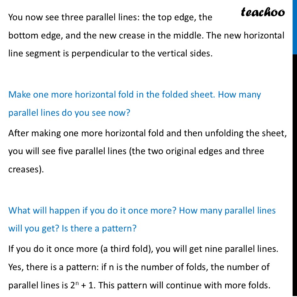 part 3 - Parallel and Perpendicular lines in Paper Folding - Parallel and Perpendicular lines in Paper Folding - Chapter 5 Class 7 - Parallel and Intersecting Lines (Ganita Prakash) - Class 7 (Ganita Prakash & Old NCERT)
