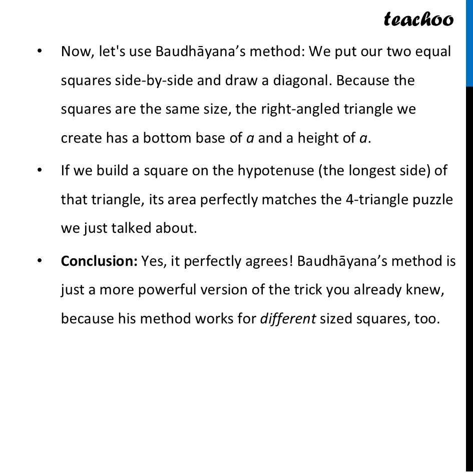 part 4 - Combining Two squares - Combining Two squares - Chapter 2 Class 8 - The Baudhayana-Pythagoras Theorem (Ganita Part 2) - Class 8 (Ganita Prakash - 1, 2 & Old NCERT)