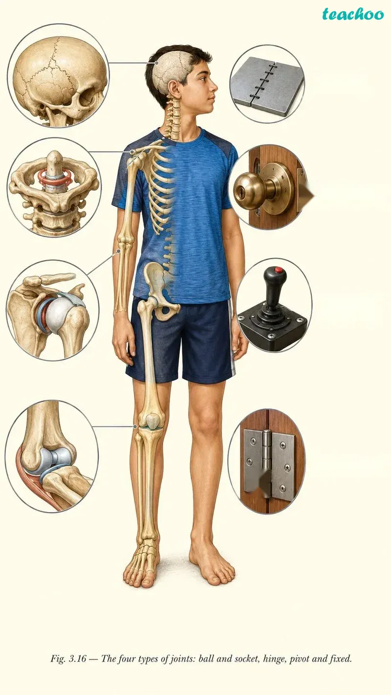 3.5 Types of Joints - Tissues in Action - [Teachoo] - Concepts