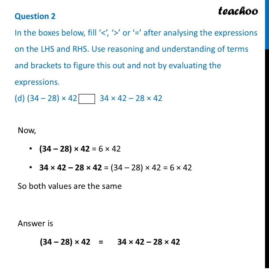 part 4 - Question 2 - Figure it out (Page 41, 42) - Chapter 2 Class 7 - Arithmetic Expressions (Ganita Prakash) - Class 7 (Ganita Prakash & Old NCERT)